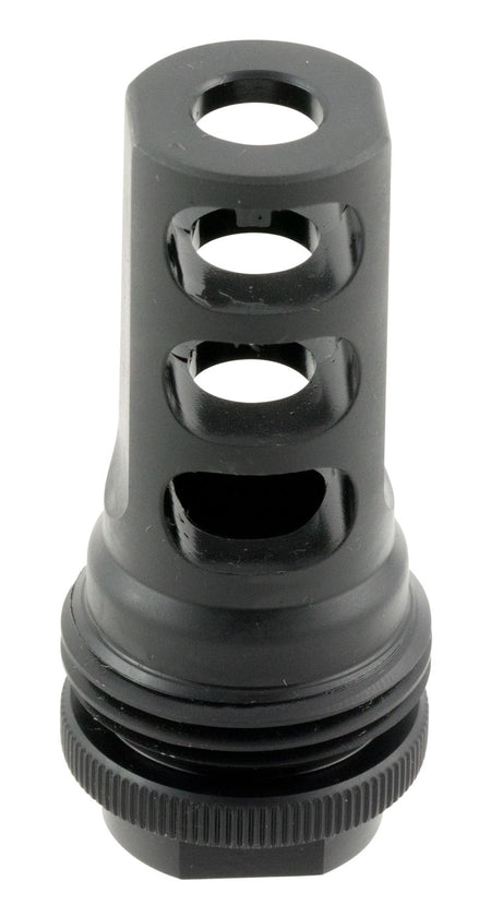 SilencerCo AC1282 30 Cal ASR Muzzle Brake 1/2"-28 Thread Black