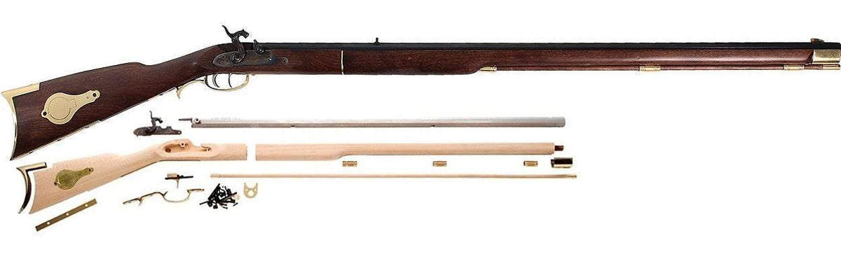 Traditions Deluxe Kentucky Percussion Rifle Build Kit - .50 Caliber, 33.5-Inch White Barrel