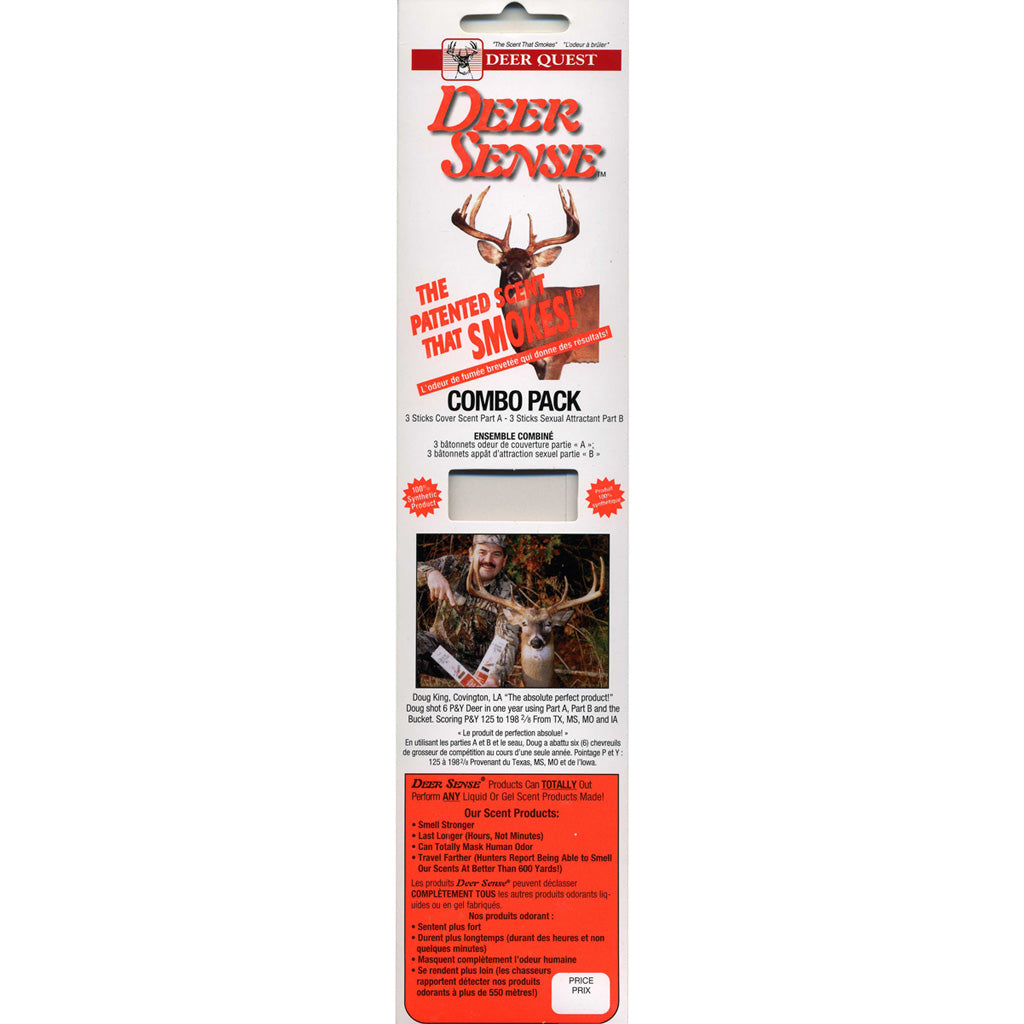 Deer Quest Deer Sense Cover Scent Sexual Attractant Combo Pack 6 Sticks