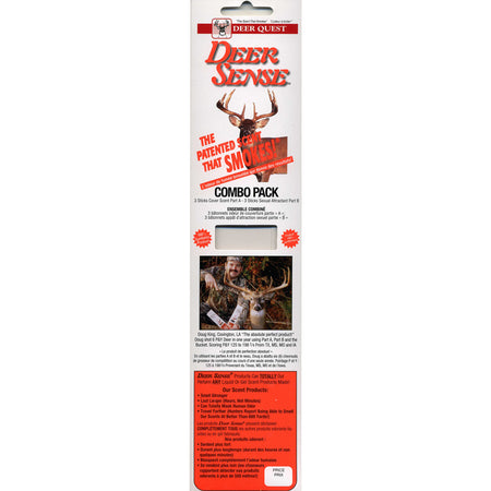 Deer Quest Deer Sense Cover Scent Sexual Attractant Combo Pack 6 Sticks