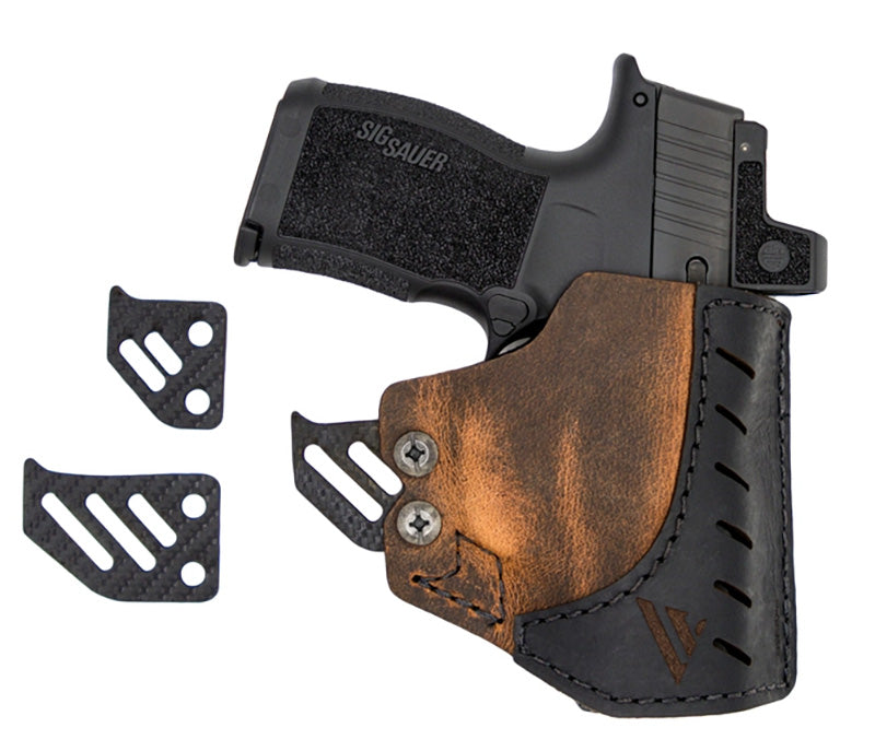 Versacarry Size 3 Brown Pocket Holster with Kydex Hook