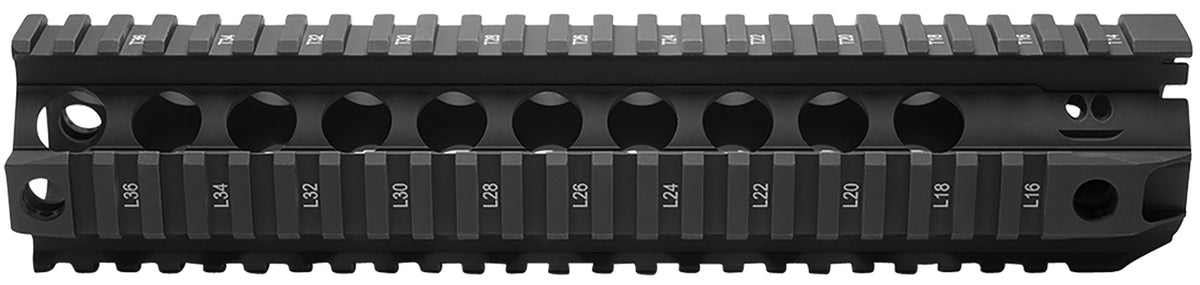 BCM QRF Free-Float 10" Handguard Black Anodized Aerospace Aluminum AR-Platform with Picatinny Rail