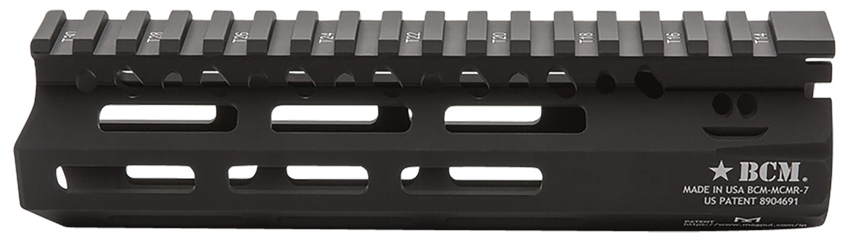 BCM 7" MCMR M-LOK Free-Float Aluminum Handguard Black Anodized AR