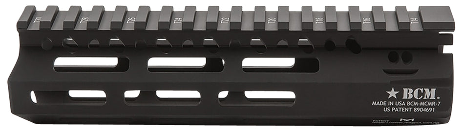 BCM 7" MCMR M-LOK Free-Float Aluminum Handguard Black Anodized AR