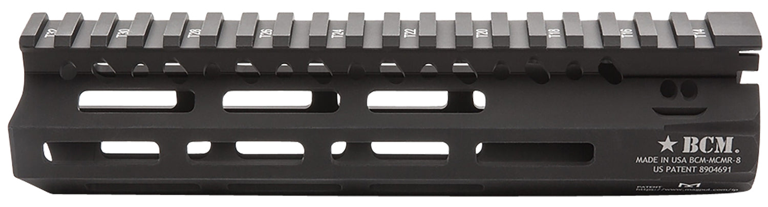BCM 8" MCMR M-LOK Free-Float Aluminum Handguard Black Anodized AR