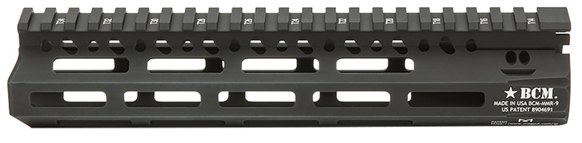 BCM 9" MCMR M-LOK Free-Float Aluminum Handguard Black Anodized AR