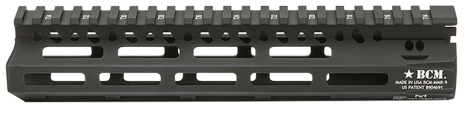 BCM 9" MCMR M-LOK Free-Float Aluminum Handguard Black Anodized AR