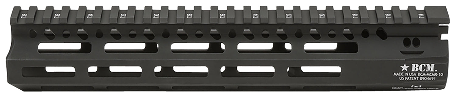 BCM 10" MCMR M-LOK Free-Float Aluminum Handguard Black Anodized AR