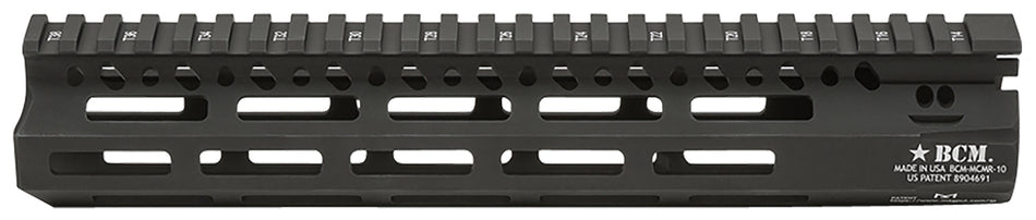 BCM 10" MCMR M-LOK Free-Float Aluminum Handguard Black Anodized AR