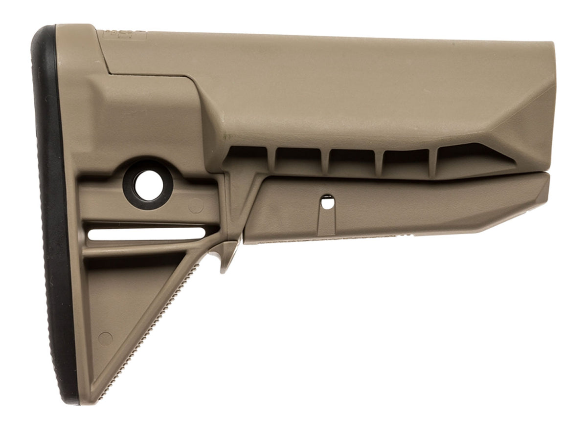 BCM Gunfighter Mod 0 SOPMOD Cheekweld Mil-Spec AR Stock Flat Dark Earth Synthetic