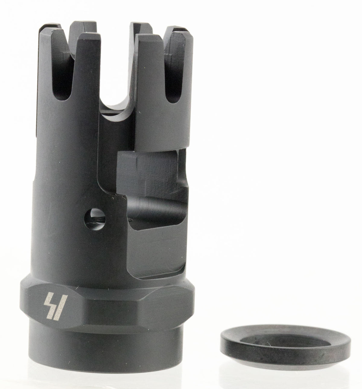 Strike Industries CCCOMP AR Checkmate Muzzle Comp Black Steel 1.87" OAL 1/2-28 Thread 223 Rem