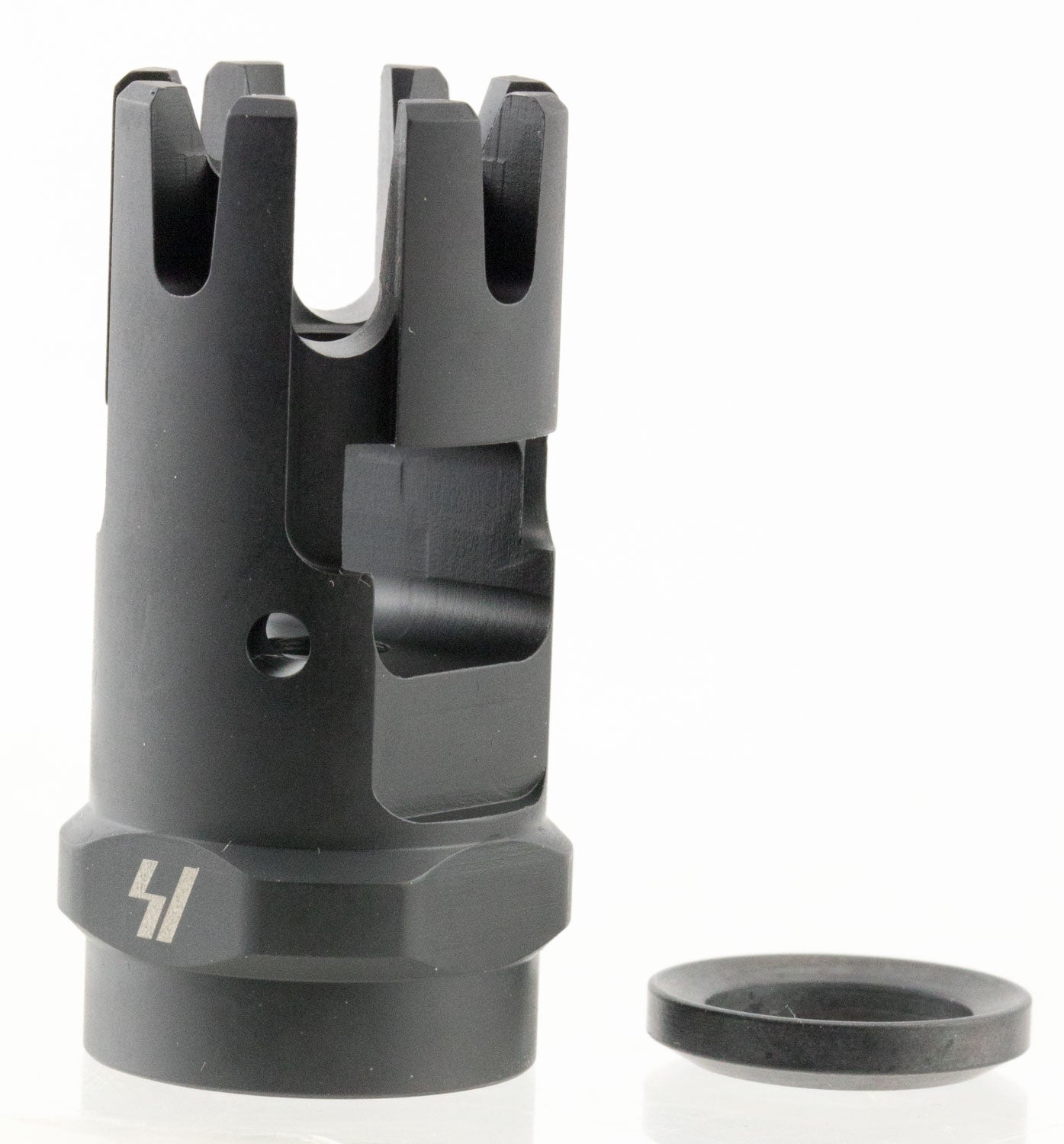 Strike Industries CCCOMP AR Checkmate Muzzle Comp Black Steel 1.87" OAL 1/2-28 Thread 223 Rem