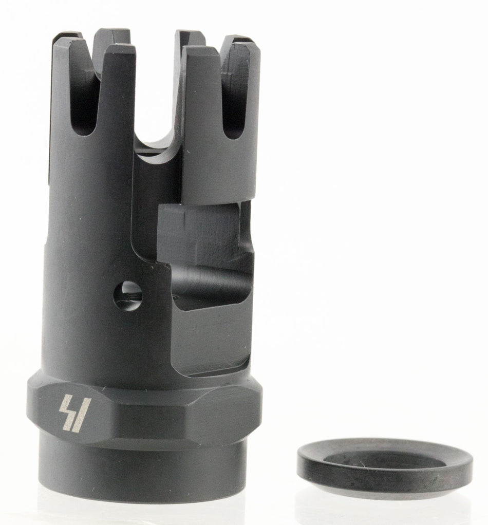 Strike Industries CCCOMP AR Checkmate Muzzle Comp Black Steel 1.87" OAL 1/2-28 Thread 223 Rem