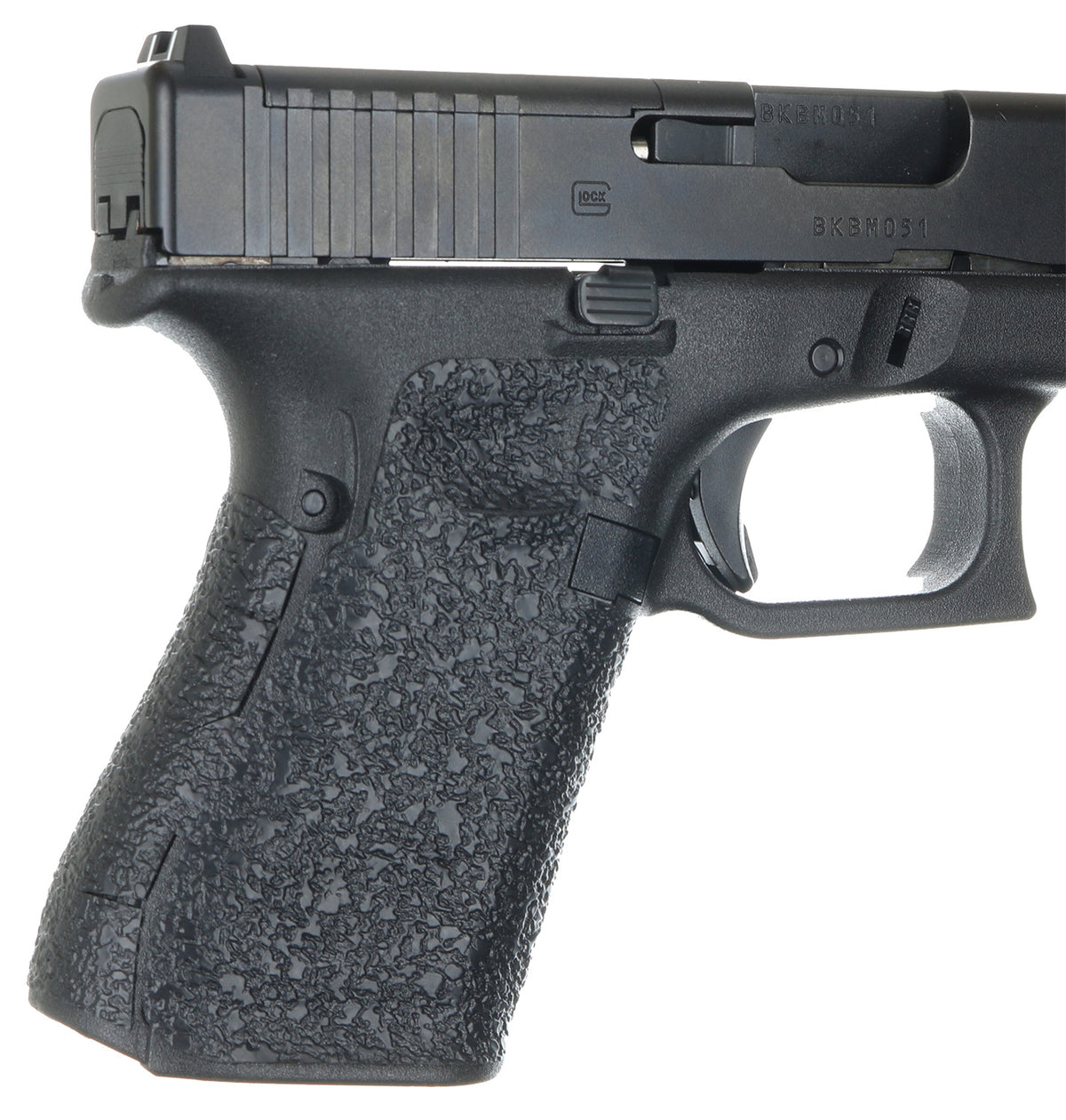 Talon 382R Black Textured Rubber Grip for Glock Gen5 19/23/32/38/44 No Backstrap