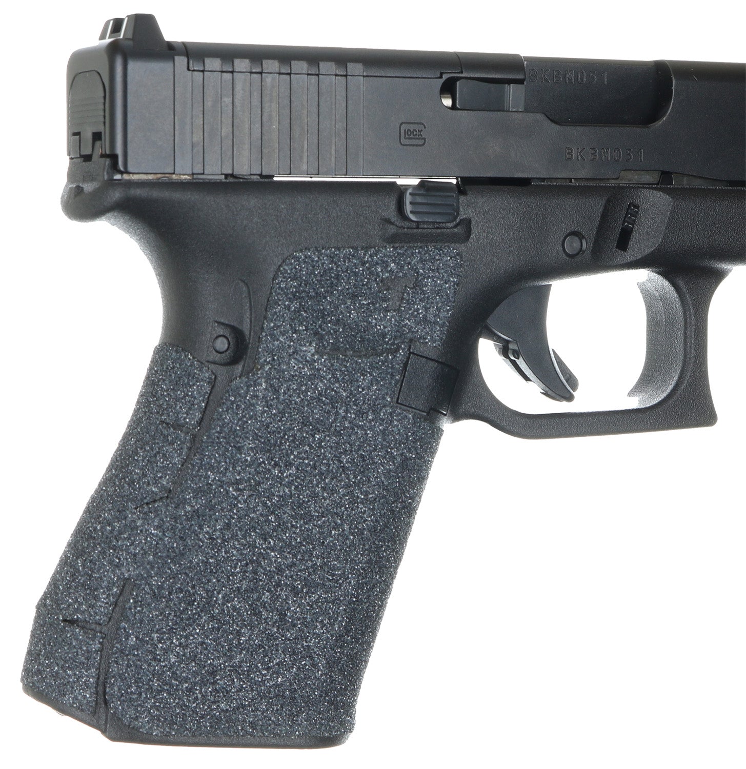 Talon 382G Black Textured Granulate Grip for Glock Gen5 19/23/32/38/44 No Backstrap