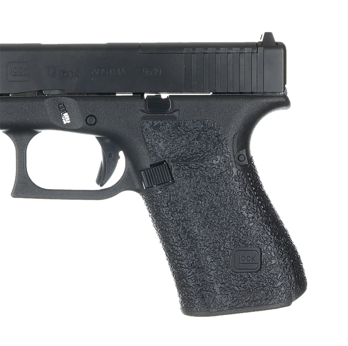 Talon 383R Black Textured Rubber Grip for Glock Gen5 19/23/32/38/44 Medium Backstrap