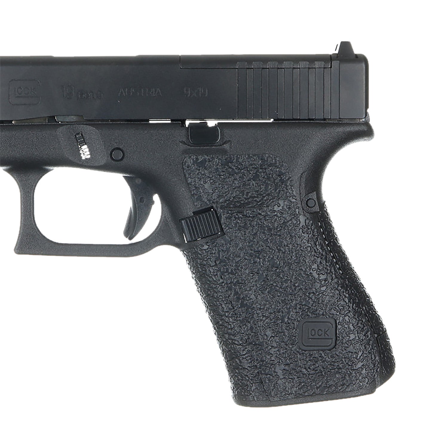 Talon 383R Black Textured Rubber Grip for Glock Gen5 19/23/32/38/44 Medium Backstrap