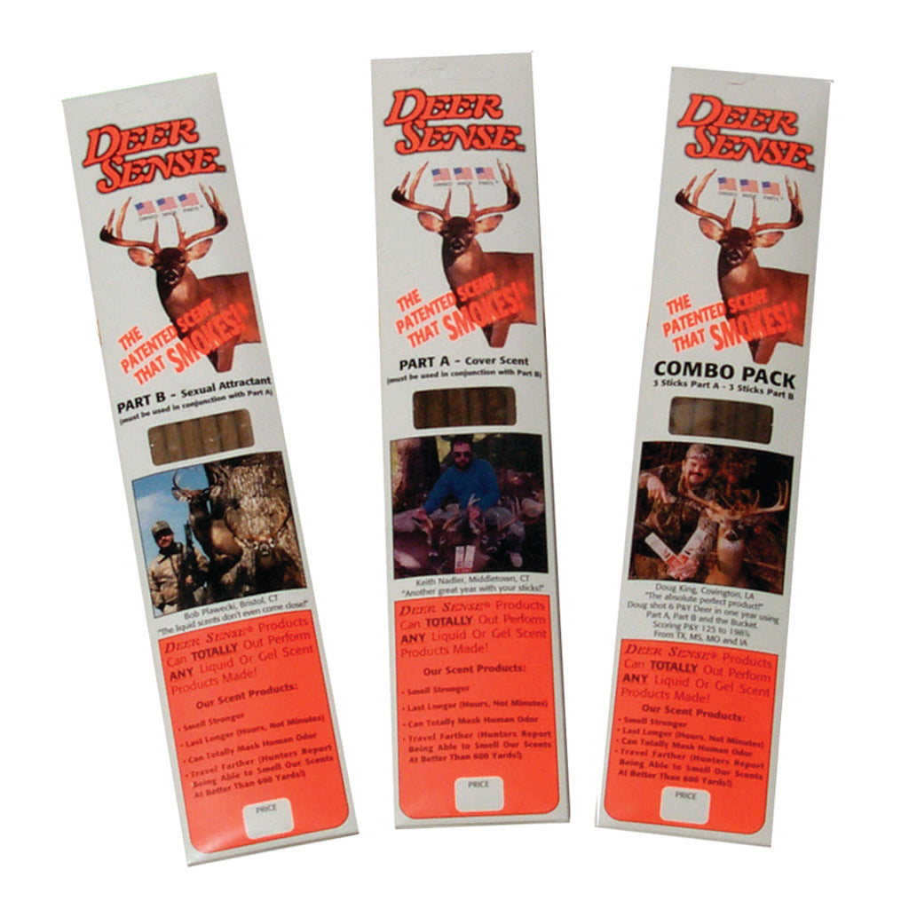 Deer Quest Deer Sense Cover Scent Smoke Stick 6 Pack Part A