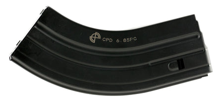 DuraMag SS AR-15 Detachable 28-Round Magazine 22 Nosler/6.8 SPC Black w/ Gray Follower