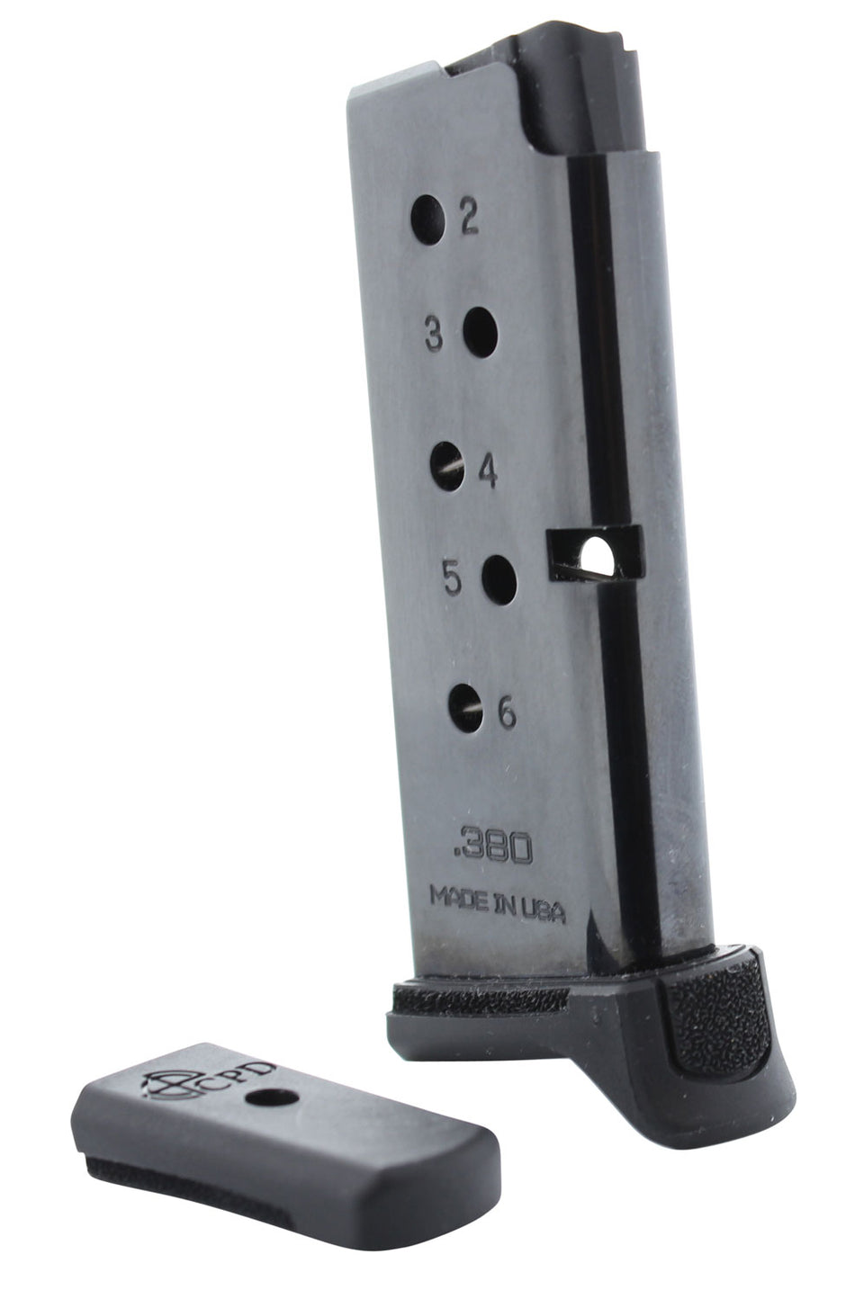 DuraMag Ruger LCP/LCP II 6rd .380 ACP Replacement Black Detachable Magazine