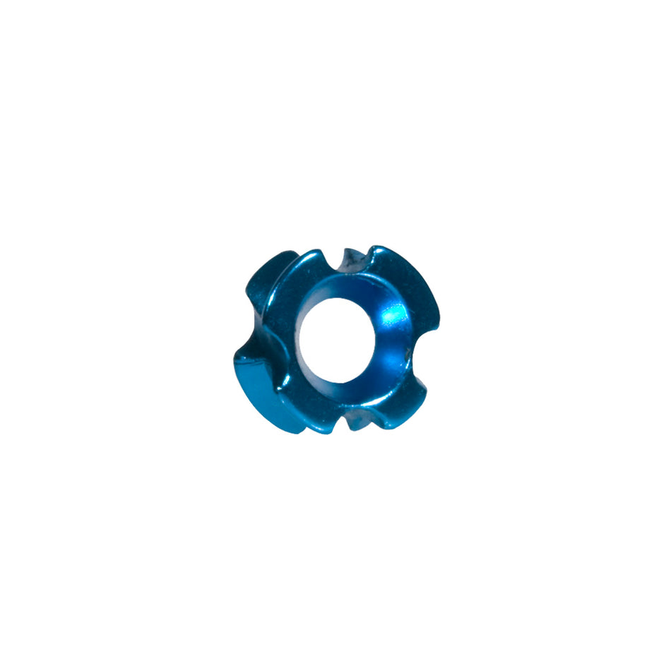 October Mountain Ultra-Light TriView Peep Blue 1/8 in.