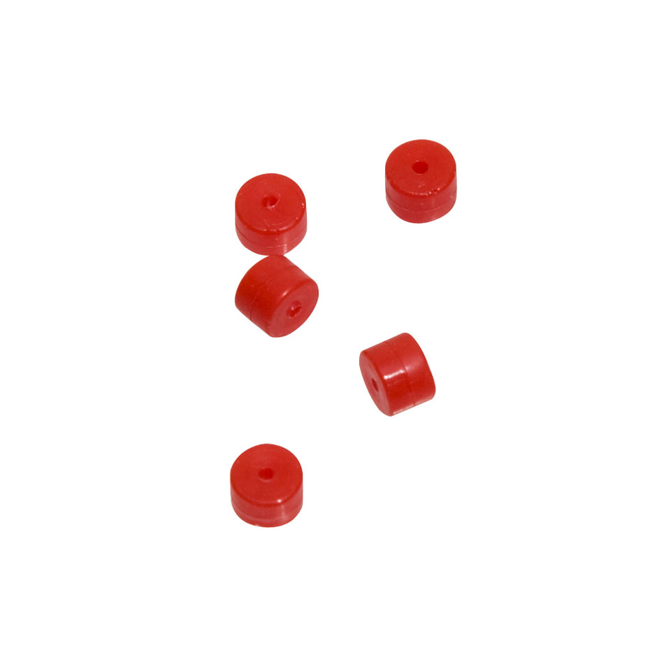 October Mountain Turbo Button 2.0 Red 5 pk. Bow String Speed Buttons