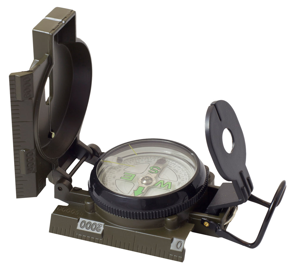 Humvee HMVCOMPASSOD OD Green Military Style Compass Metal Enclosure