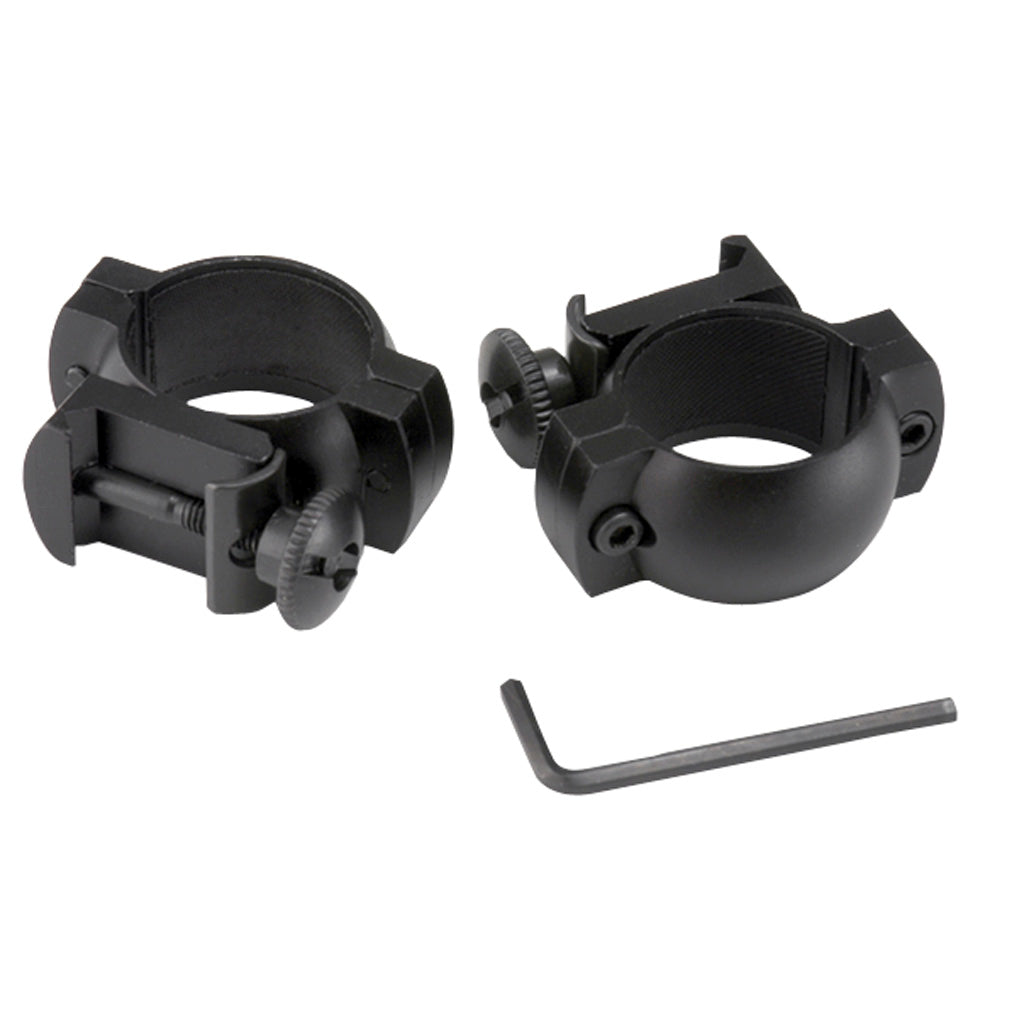 Excalibur Scope Rings 30mm Tube Flat Black for Weaver Style Base