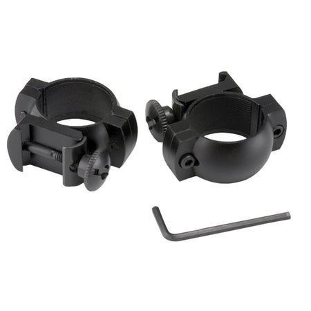 Excalibur Scope Rings 30mm Tube Flat Black for Weaver Style Base