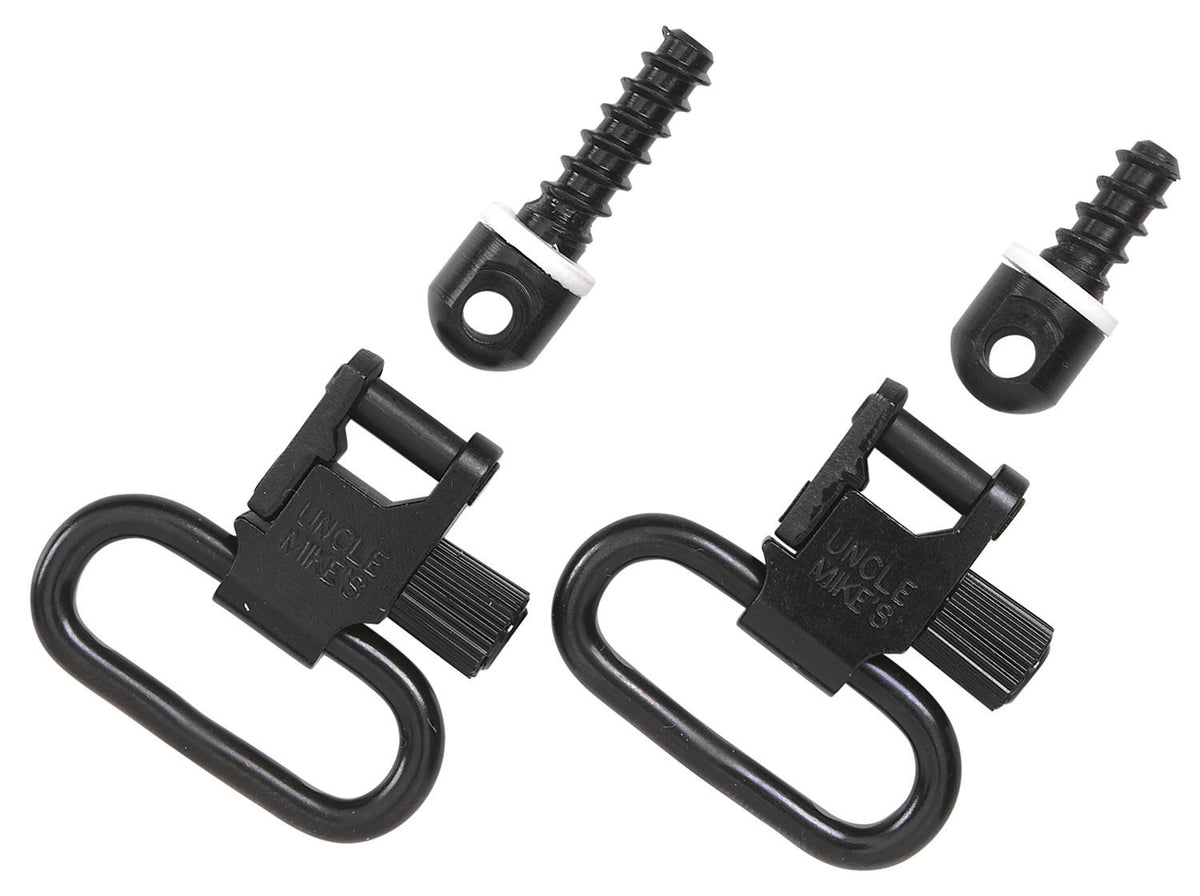 Uncle Mike's 13113 QD Tri-Lock Super Swivel 1.25 Inch Blued Rifle Forend Mount