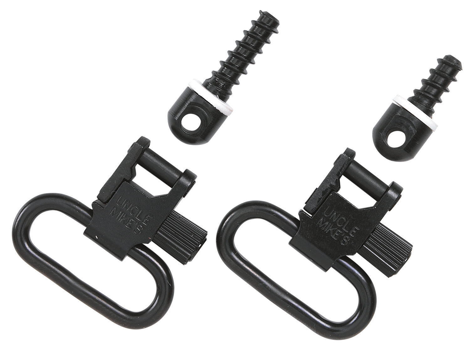 Uncle Mike's 13113 QD Tri-Lock Super Swivel 1.25 Inch Blued Rifle Forend Mount
