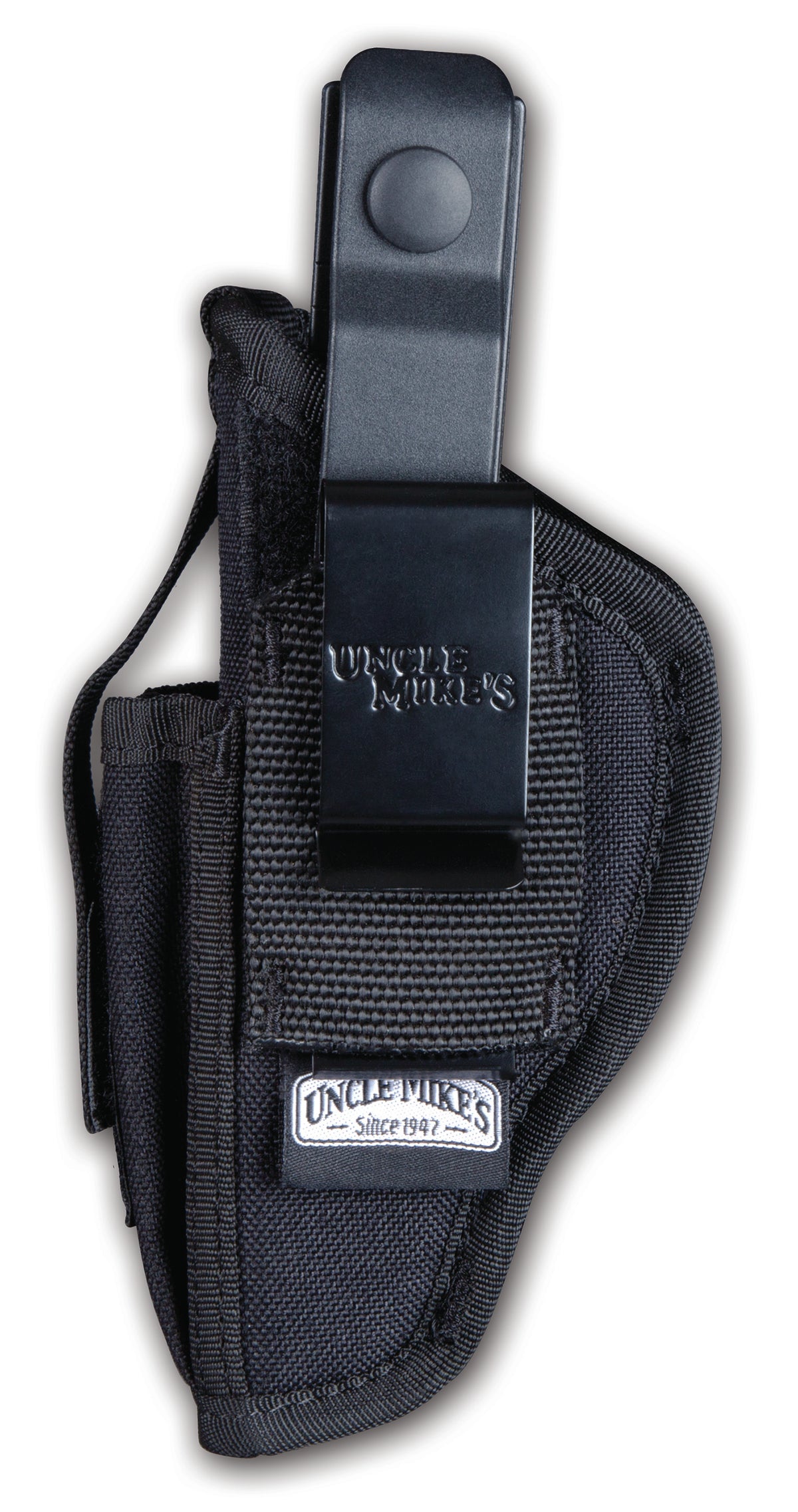 Uncle Mike's 70020 Sidekick Size 02 IWB OWB Hip Holster Black Kodra Nylon Med/Large DA Revolver 3-4" Barrel Ambidextrous