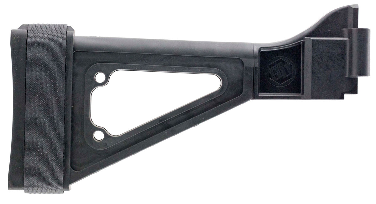 SB Tactical SBTi Skeletonized Side-Folding Black Synthetic Pistol Stabilizing Brace 10.50" HK UMP B&T APC