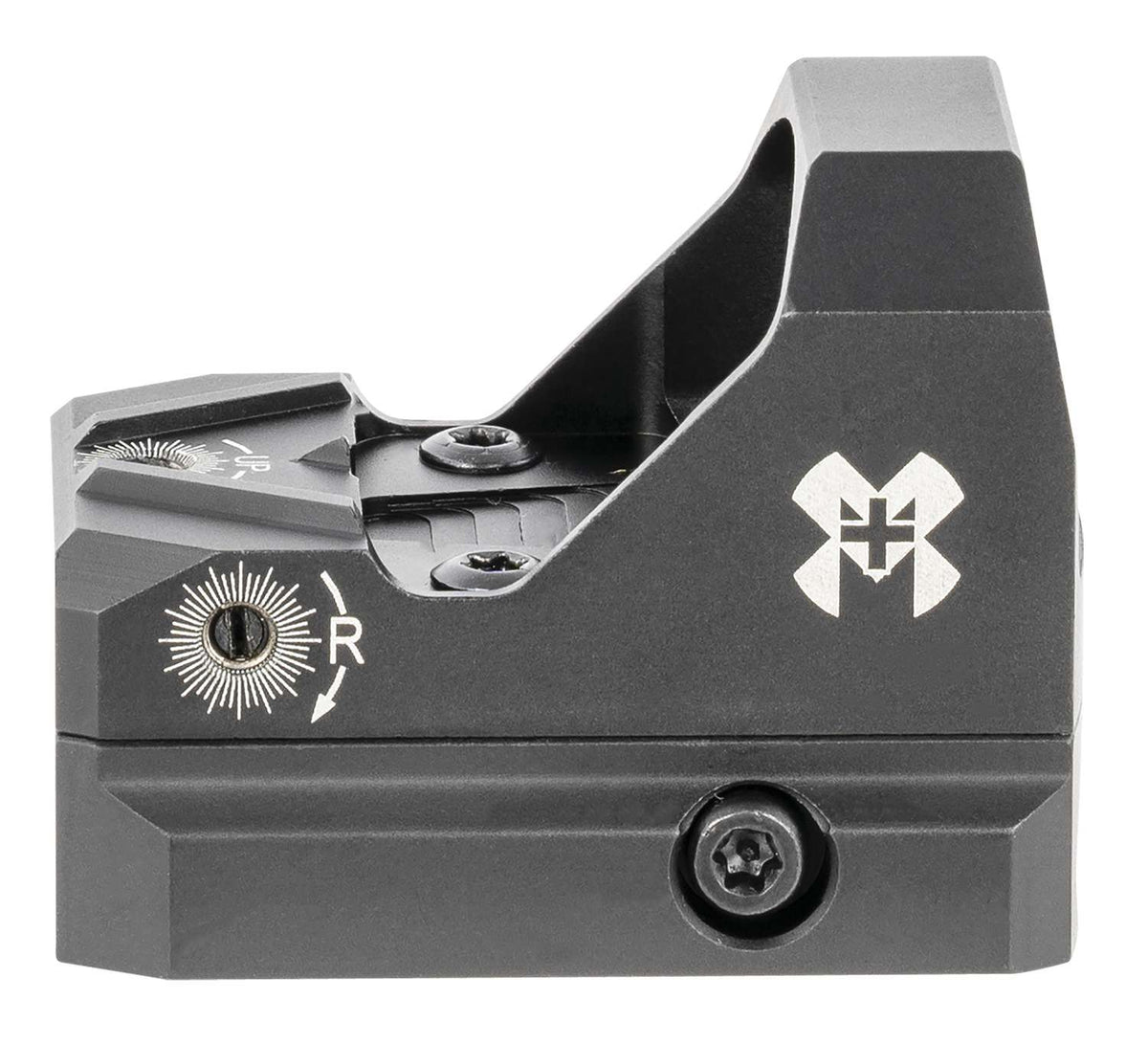 M+M Industries 3 MOA Low Profile Micro Red Dot Optic Two 50000HR Batteries Included