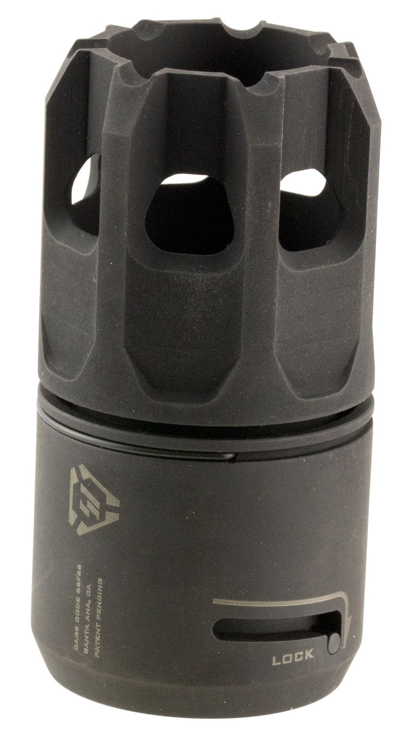 Strike Industries Oppressor QD Blast Shield Carbon Steel Black Nitride Finish