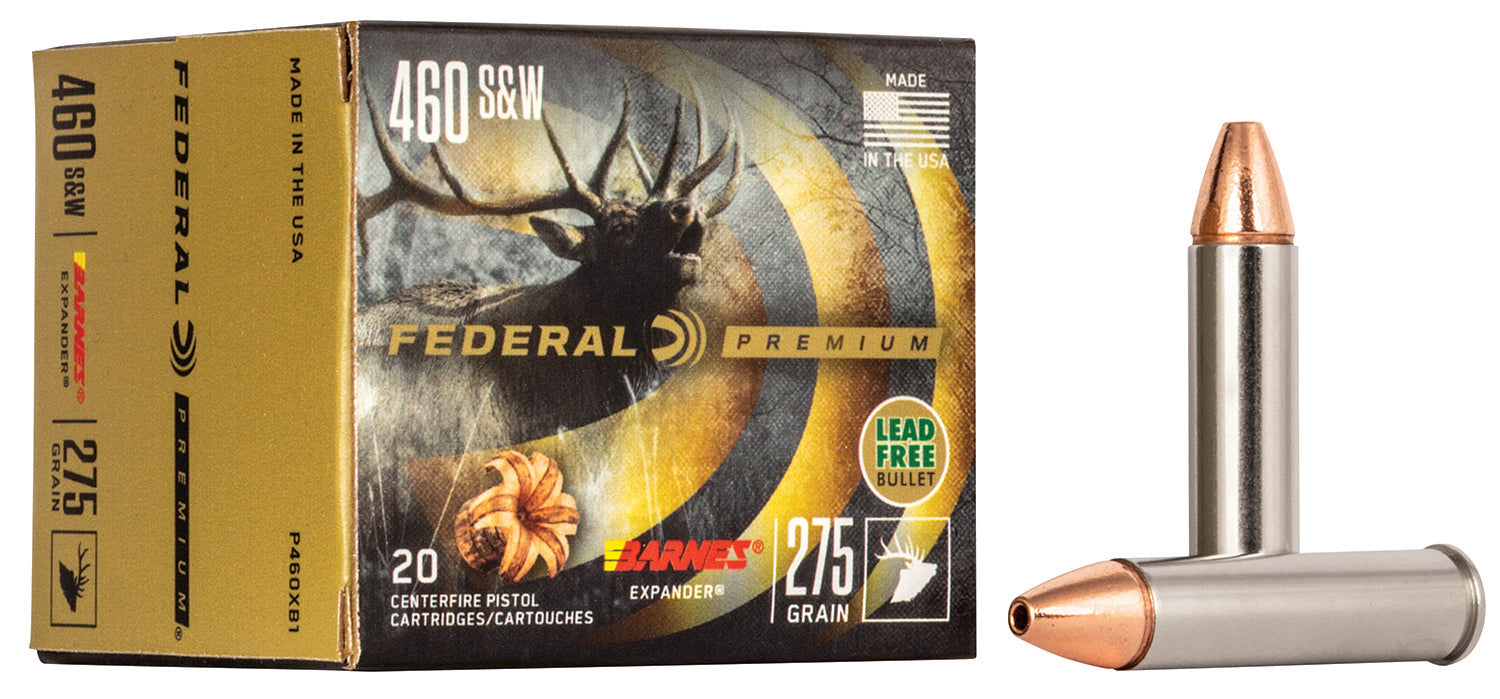 Federal Premium XPB Barnes Expander BRX 275 Grain .460 S&W Mag 1670 fps