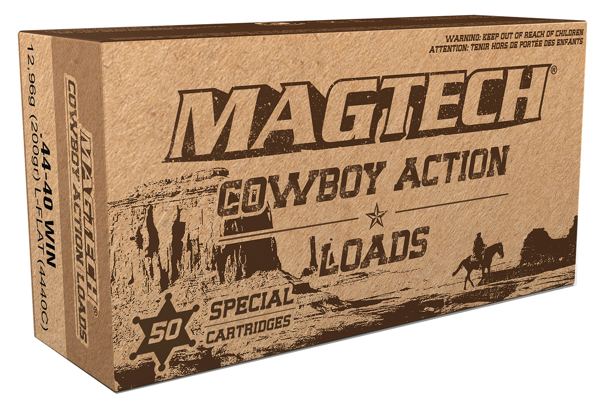 Magtech Cowboy Action .44-40 Winchester 200 grain Lead Flat Nose ammunition