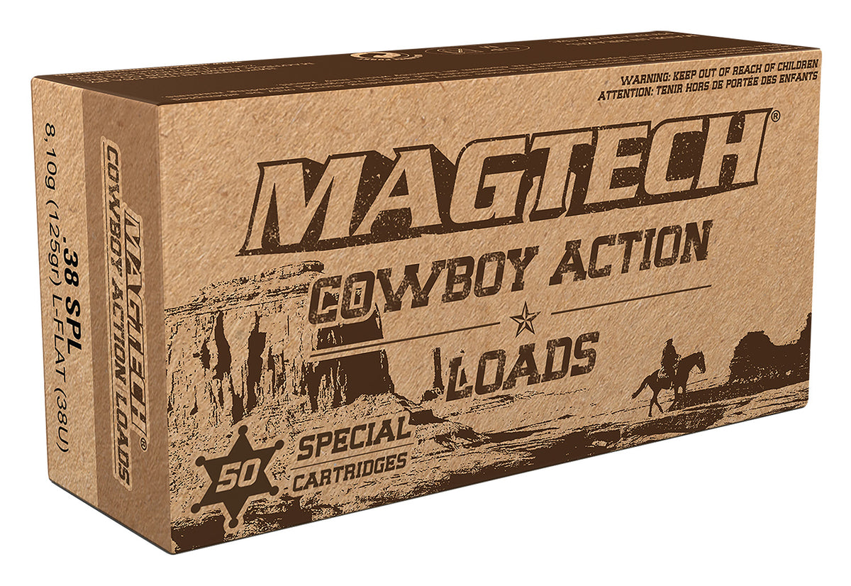 Magtech Cowboy Action Lead Flat Nose 125 Grain .38 Special 920 fps
