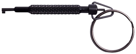 Uzi Rotating Black Metal Handcuff Key Universal Police Quality Fit