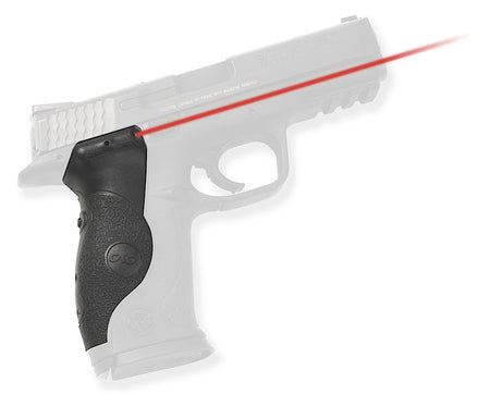 Crimson Trace Red Laser Lasergrips for S&W M&P Full-Size Pistol, Adjustable Windage and Elevation, Black Polymer
