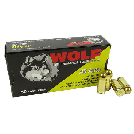 Wolf Performance .45 ACP/Auto 230 Gr FMJ