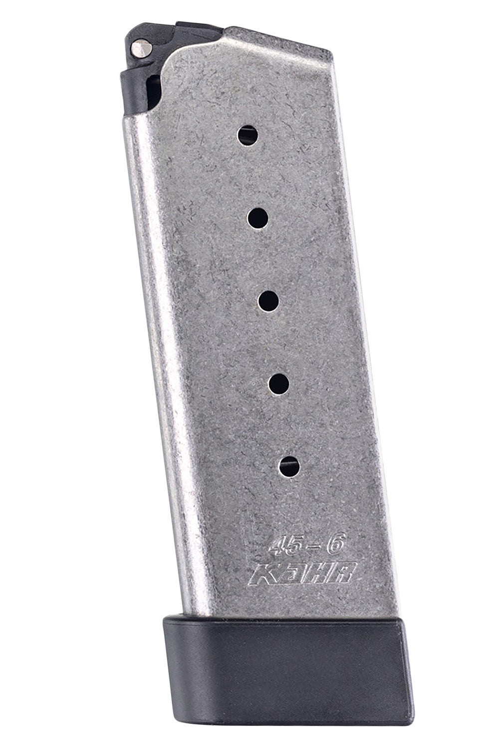 Kahr Arms OEM Stainless .45 ACP 6-Round Handgun Magazine with Grip Extension for CM/PM Pistols