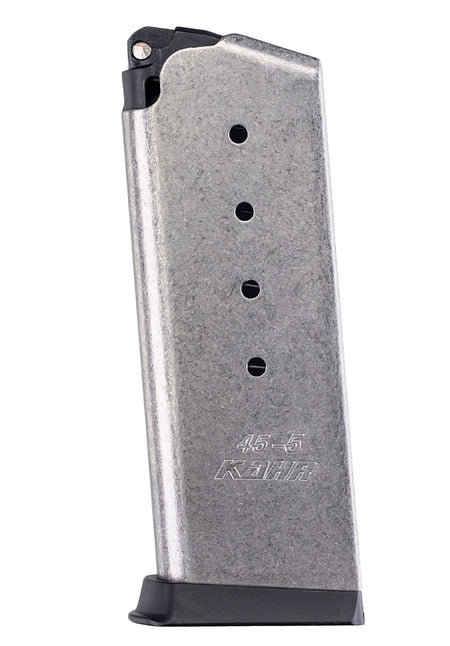 Kahr Arms OEM Stainless .45 ACP 5-Round Pistol Magazine for CM/PM Handguns