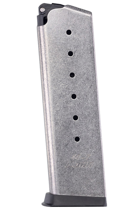 Kahr Arms .45 ACP 7rd Stainless Steel Pistol Magazine for CT/TP Handguns K725