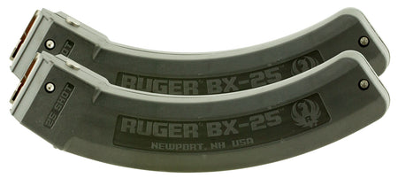 Ruger 90548 BX-25 25-Round .22 LR Black Magazine for 10/22/SR/Charger 2-Pack Value