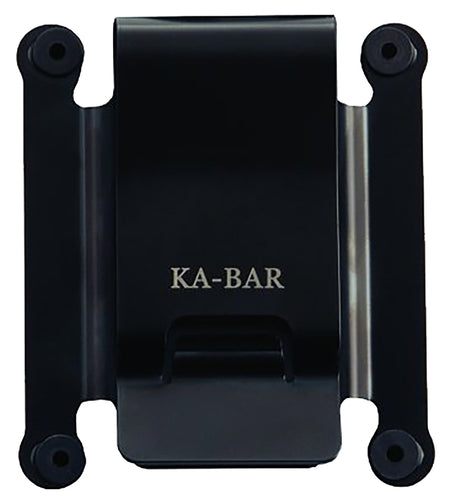 Ka-Bar 1480CLIP Reversible Belt Clip for TDI/Hinderer & Becker Fixed Blade Knives – Black Metal