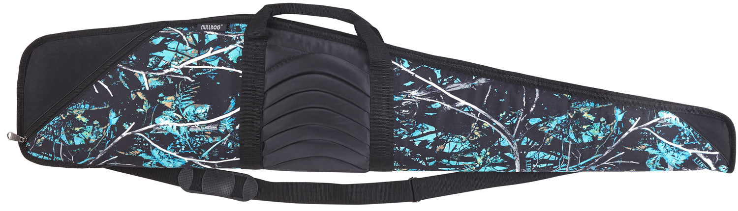 Bulldog BD206SRN Pinnacle 48" Rifle Case Muddy Girl Serenity Camo, Neoprene Rib Panels and Full-Length Zipper