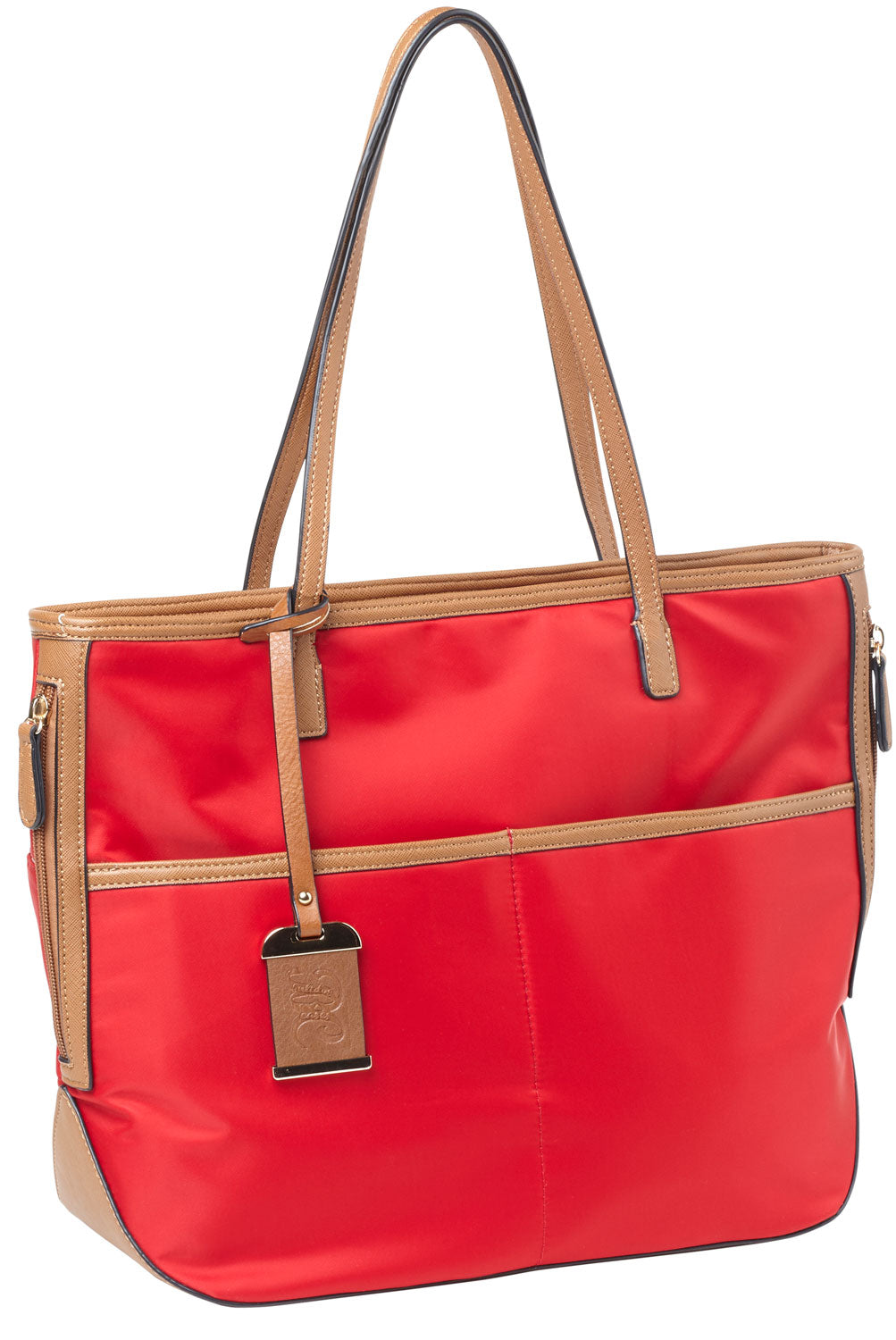 Bulldog BDP056 Concealed Carry Tote Purse Red Nylon with Holster Most Small Handguns Right Hand