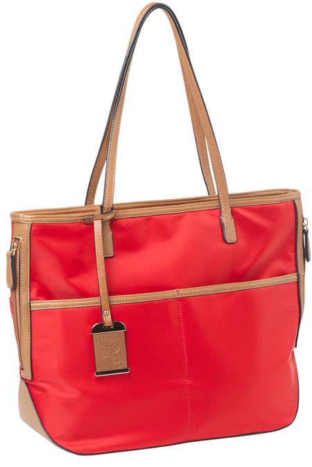 Bulldog BDP056 Concealed Carry Tote Purse Red Nylon with Holster Most Small Handguns Right Hand
