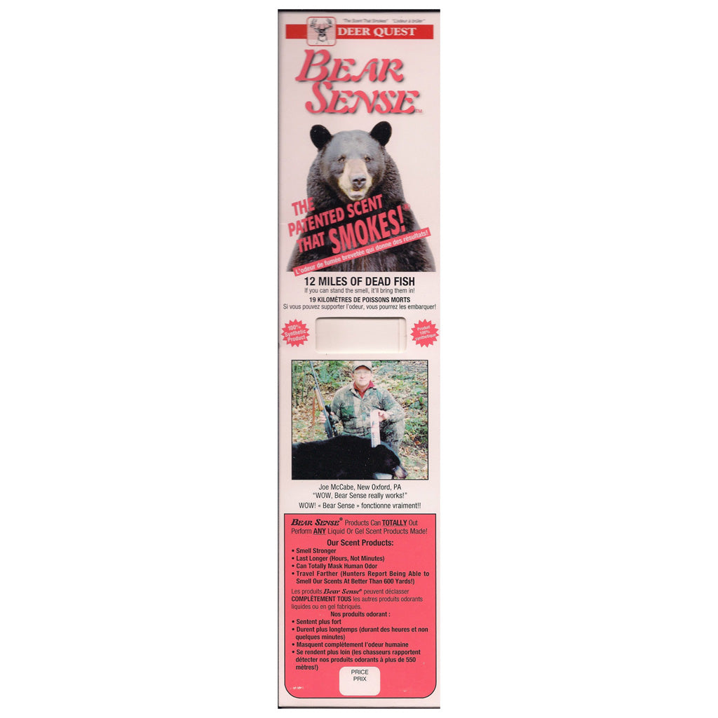 Deer Quest Bear Sense 12 Miles Dead Fish Bear Hunting Scent Sticks 6 Pack